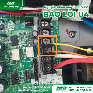 Nguyên nhân máy lạnh VRV báo lỗi U4