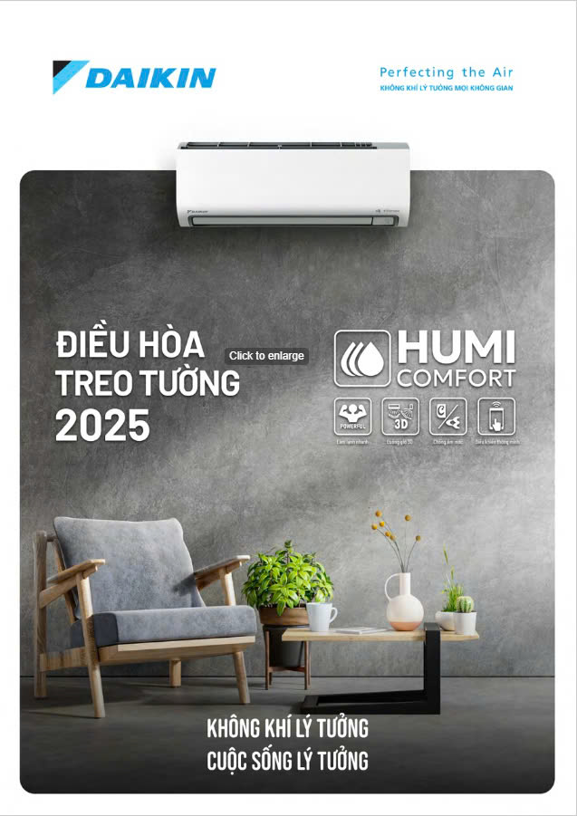 ĐIỀU HÒA KHÔNG KHÍ TREO TƯỜNG 2025