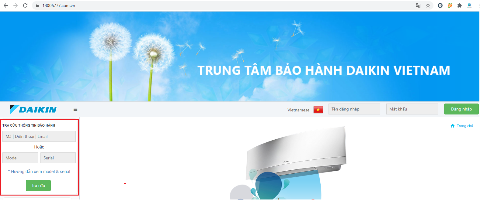 Chính sách bảo hành