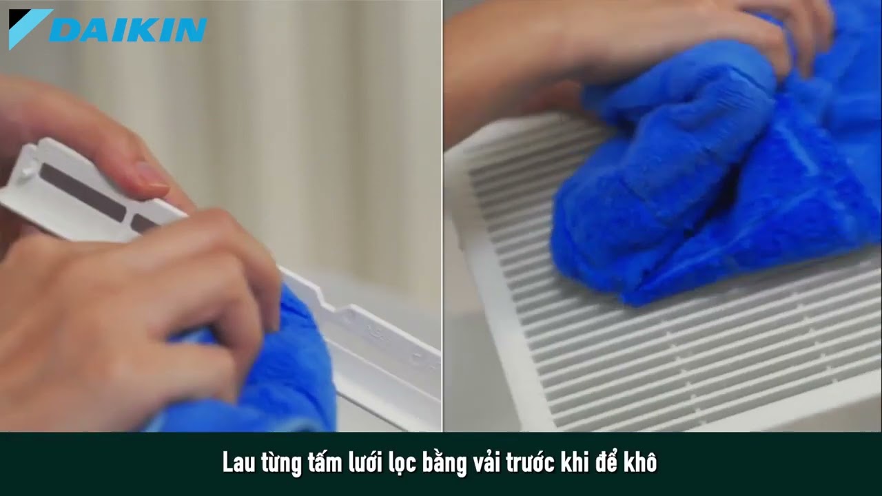 HƯỚNG DẪN VỆ SINH MÁY LỌC KHÔNG KHÍ DAIKIN MC55 VÀ MC40 DỄ DÀNG, ĐÚNG CÁCH
